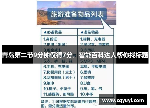 青岛第二节9分钟仅得7分,智能百科达人帮你找标题 青岛第二节9分钟仅得7分,智能百科达人帮你找标题